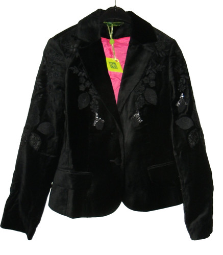 Oilily samt blazer jacke - blazer, mit