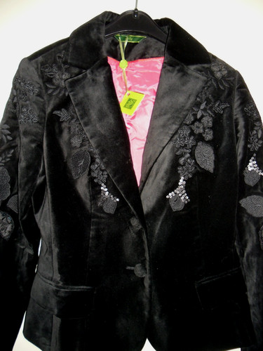 Oilily samt blazer jacke mit - blazer,