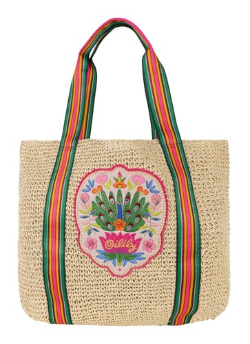 Oilily straw shopper - straw,
